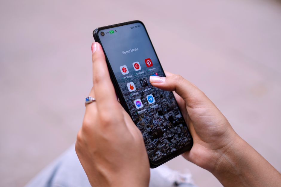 Person using a custom mobile app built for iOS and Android by Wizix